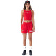 New Era NBA Team Chicago Bulls Logo Womens Shorts