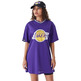 New Era NBA Team LA Lakers Womens Mesh Dress T-shirt