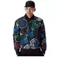 New Era NBA Multi Team Logo All Over Print Bomber Jacket