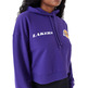 New Era NBA Womens L.A Lakers Team Logo Crop Pullover Hoodie