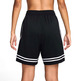 Nike Short Crossover Dri Fit 18 cm Mujer "Black/White"