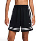 Nike Short Crossover Dri Fit 18 cm Mujer "Black/White"