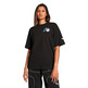 Puma Womans Basketaball Cherry on Top Graphic Oversized Fit Tee "Black"