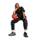 Puma Womans Basketaball Cherry on Top Graphic Oversized Fit Tee "Black"