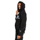 Puma Womans Basketaball Cherry on Top Graphic Oversized Hoodie "Black"