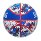 Spalding Blue Red Graffiti Sz7 Rubber (Sz7)