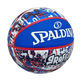 Spalding Blue Red Graffiti Sz7 Rubber (Sz7)