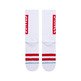 Stance OG Crew Socks "White-Red"