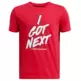 UA Boys' Basketball Hoops Next Short Sleeve Tee "Red"