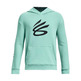 UA Boys' Curry Splash Hoodie "Neo Turquoise"