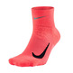 Unisex Nike Elite Cushion Quarter Running Sock (667)