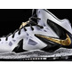 Lebron X P.S. Elite+ "Goldhome" (100/white/gold/black)